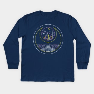 Tokyo In The Moonlight Kids Long Sleeve T-Shirt